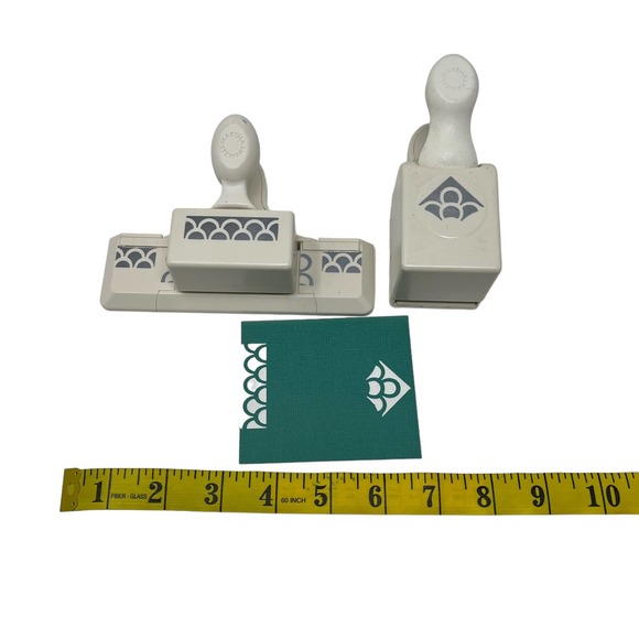 Martha Stewart Layered Flower Paper Craft Punch Corner Punch & Edge Border Punch - Picture 1 of 5